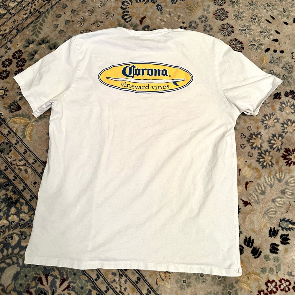 Vineyard Vines Corona Tee surf board Mens Size large